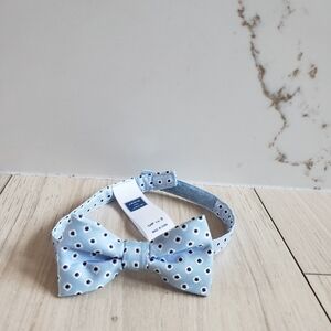 Janie and Jack Sky Blue Polka Dot Bow Tie